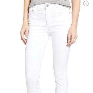 White Citizens of Humanity Rocket Crop Pants